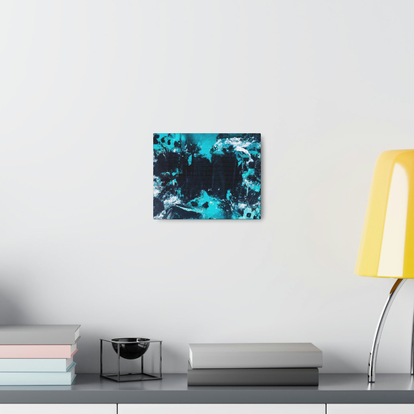 Ultra Modern Luxury Turquoise Gallery Wrap Canvas